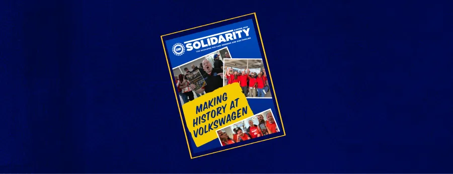 Summer 2026 UAW Solidarity Magazine Cover